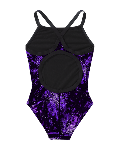  TYR Durafast Lite® Girls Diamondfit Swimsuit - Radiant Flare