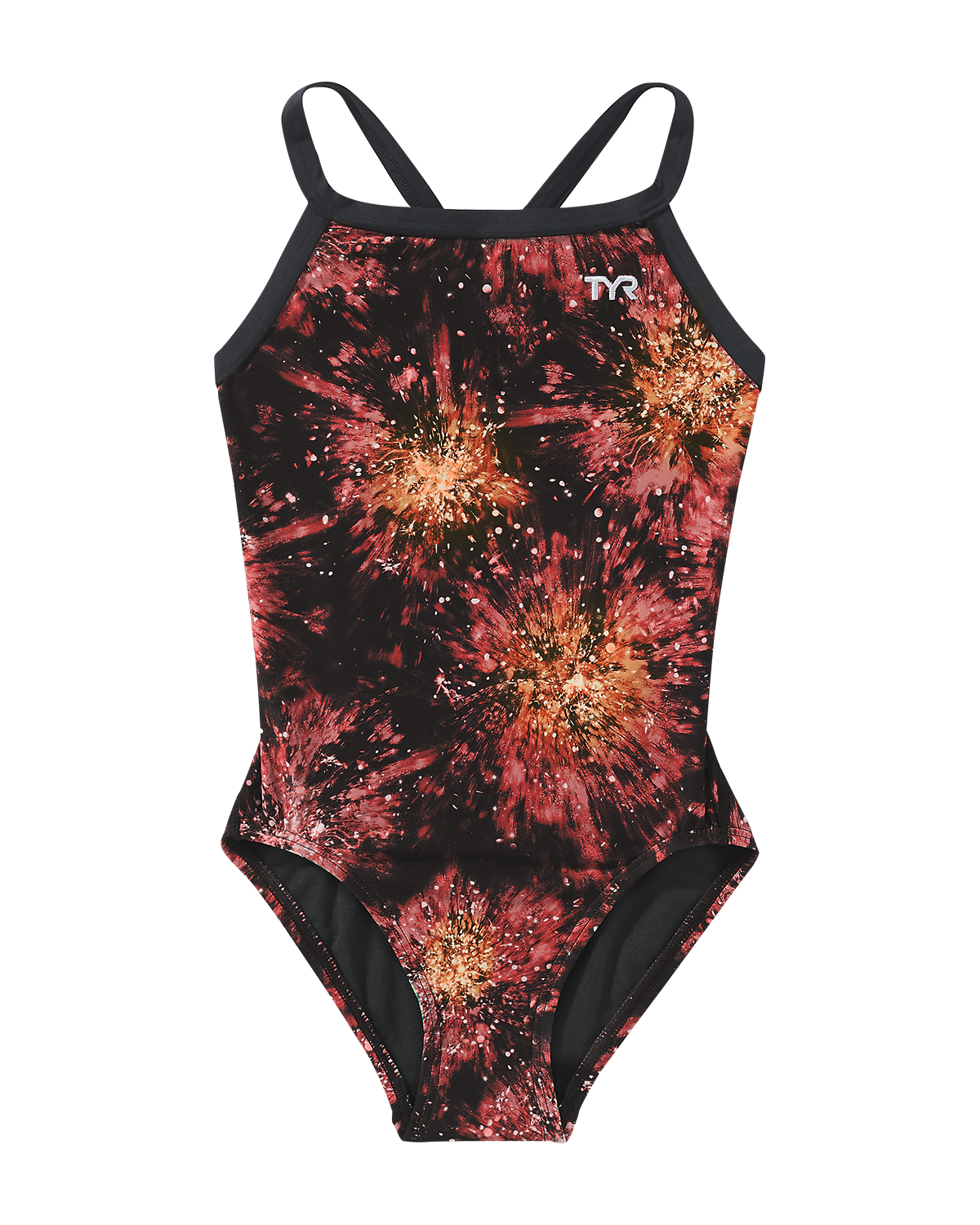  TYR Durafast Lite® Girls Diamondfit Swimsuit - Radiant Flare