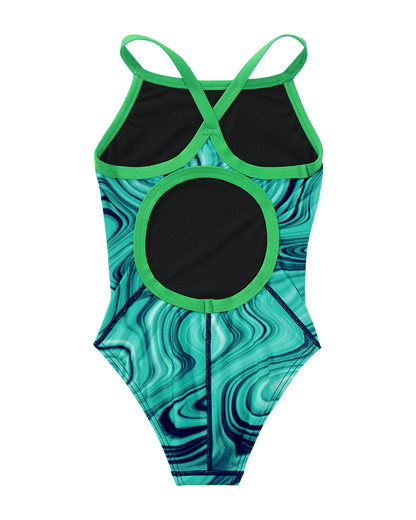  TYR Durafast Elite® Girls' Diamondfit Swimsuit - Vitality