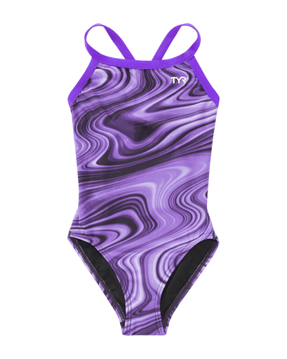  TYR Durafast Elite® Girls' Diamondfit Swimsuit - Vitality