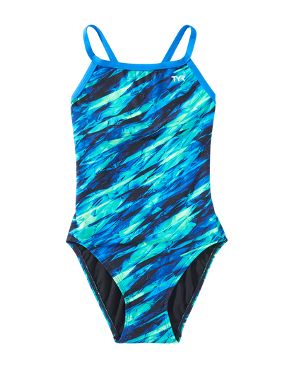  TYR Durafast Elite® Girls' Diamondfit Swimsuit - Vitric