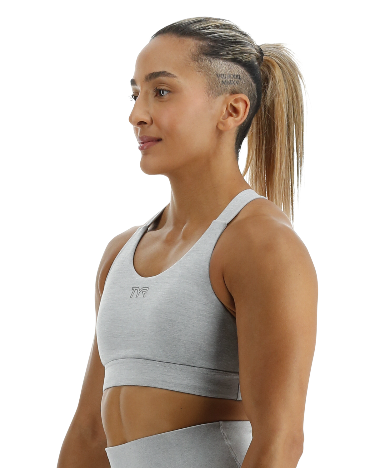  TYR Base Kinetic™ Women's Crossback Sports Bra - Heather