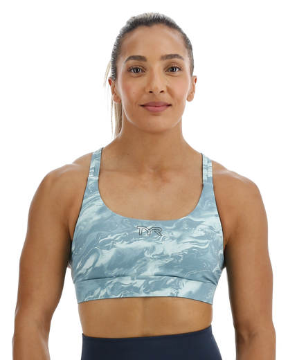  TYR Base Kinetic™ Women's Dual Strap Sports Bra - Aqueous