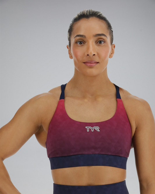  TYR Base Kinetic™ Women's Dual Strap Sports Bra - Ember