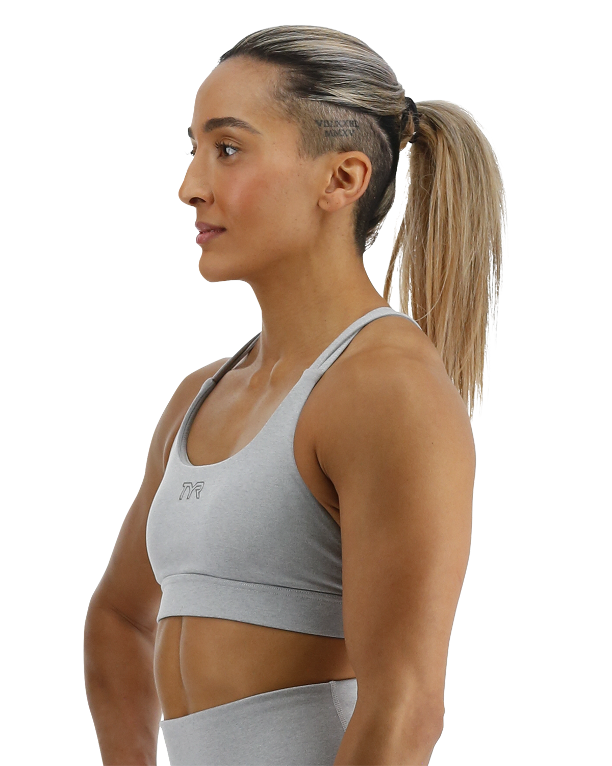  TYR Base Kinetic™ Women's Dual Strap Sports Bra - Heather