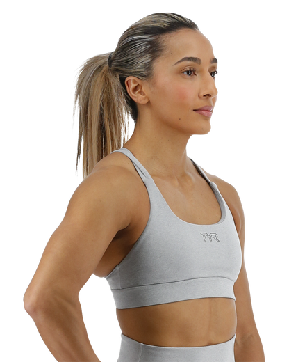  TYR Base Kinetic™ Women's Dual Strap Sports Bra - Heather