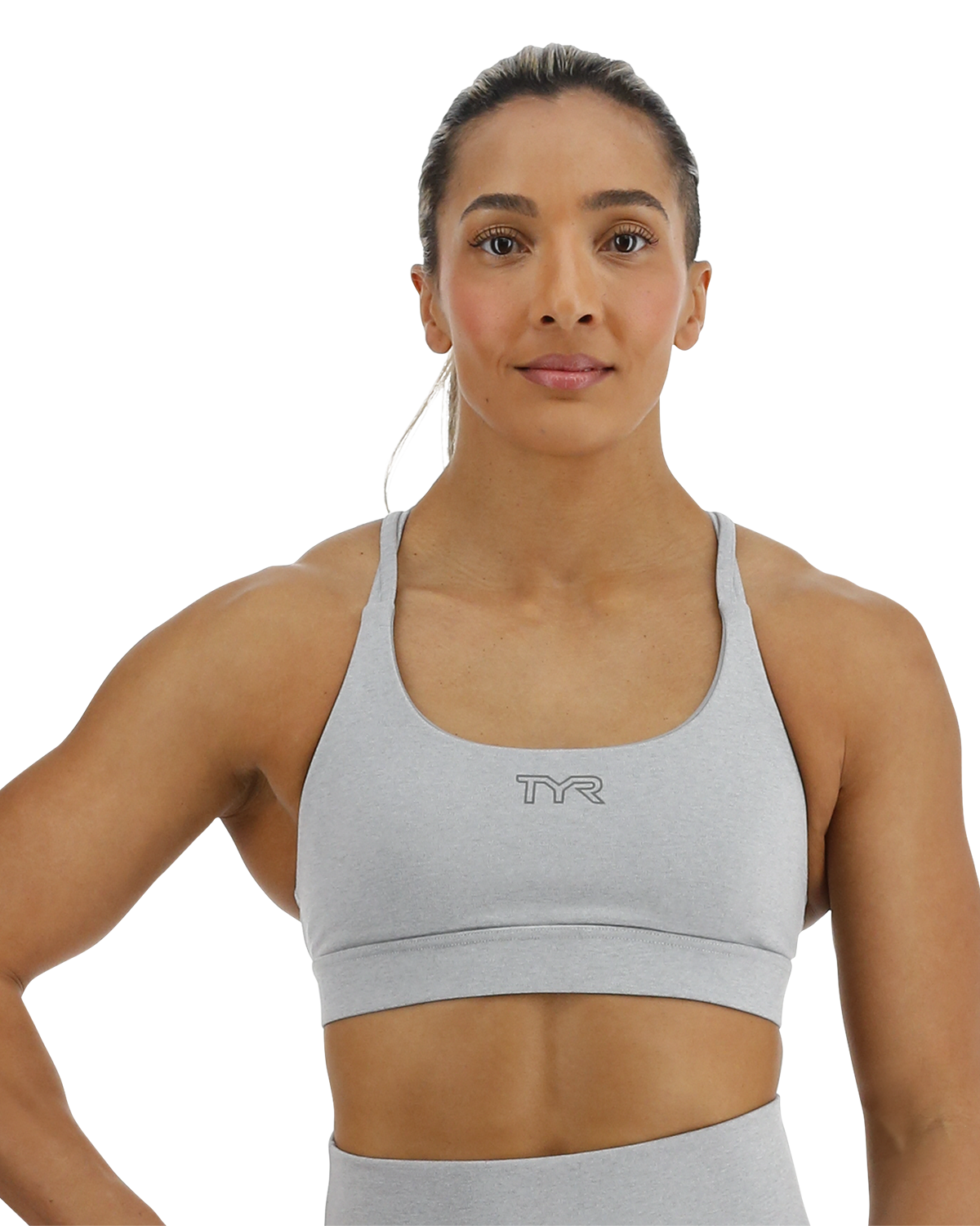  TYR Base Kinetic™ Women's Dual Strap Sports Bra - Heather