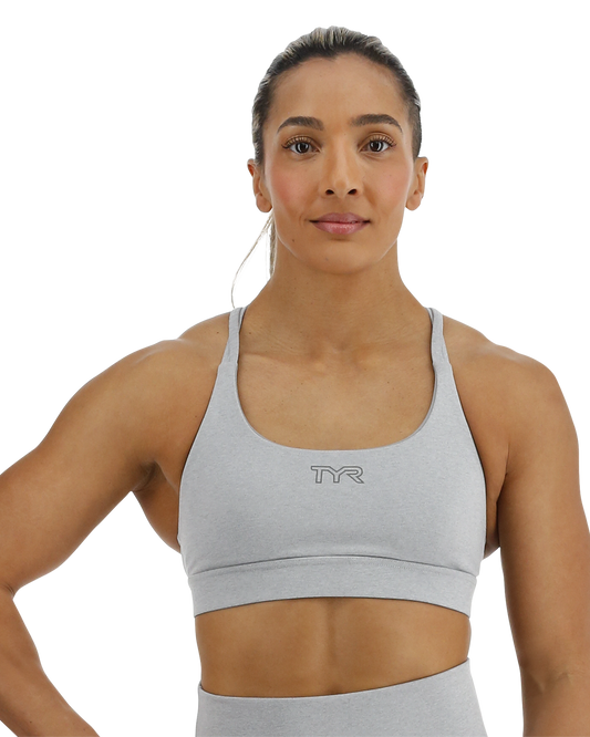  TYR Base Kinetic™ Women's Dual Strap Sports Bra - Heather