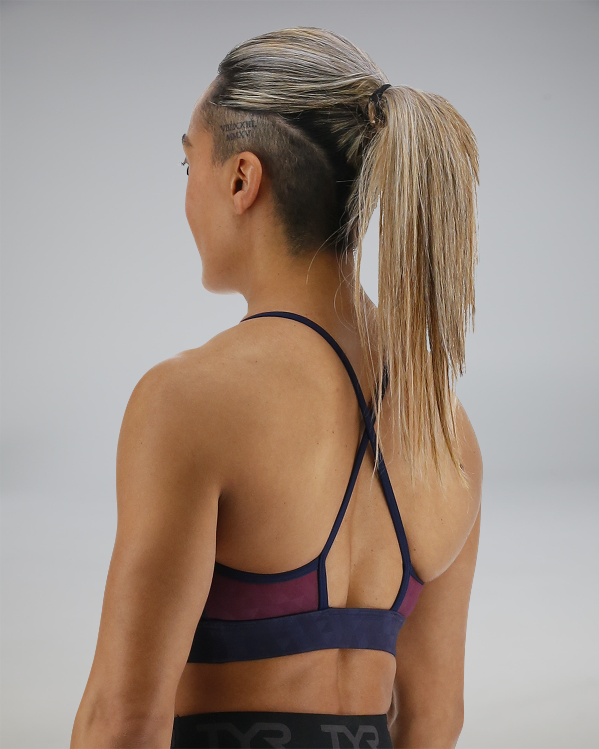  TYR Base Kinetic™ Women's High Neck Sports Bra - Ember