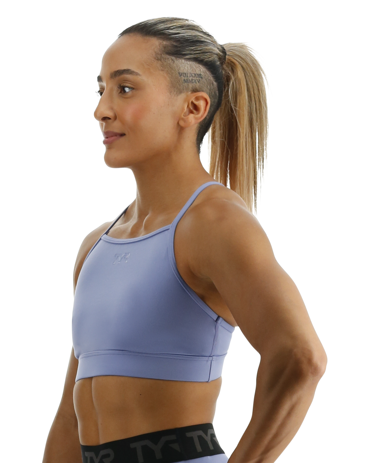  TYR Base Kinetic™ Women's High Neck Sports Bra - Solid