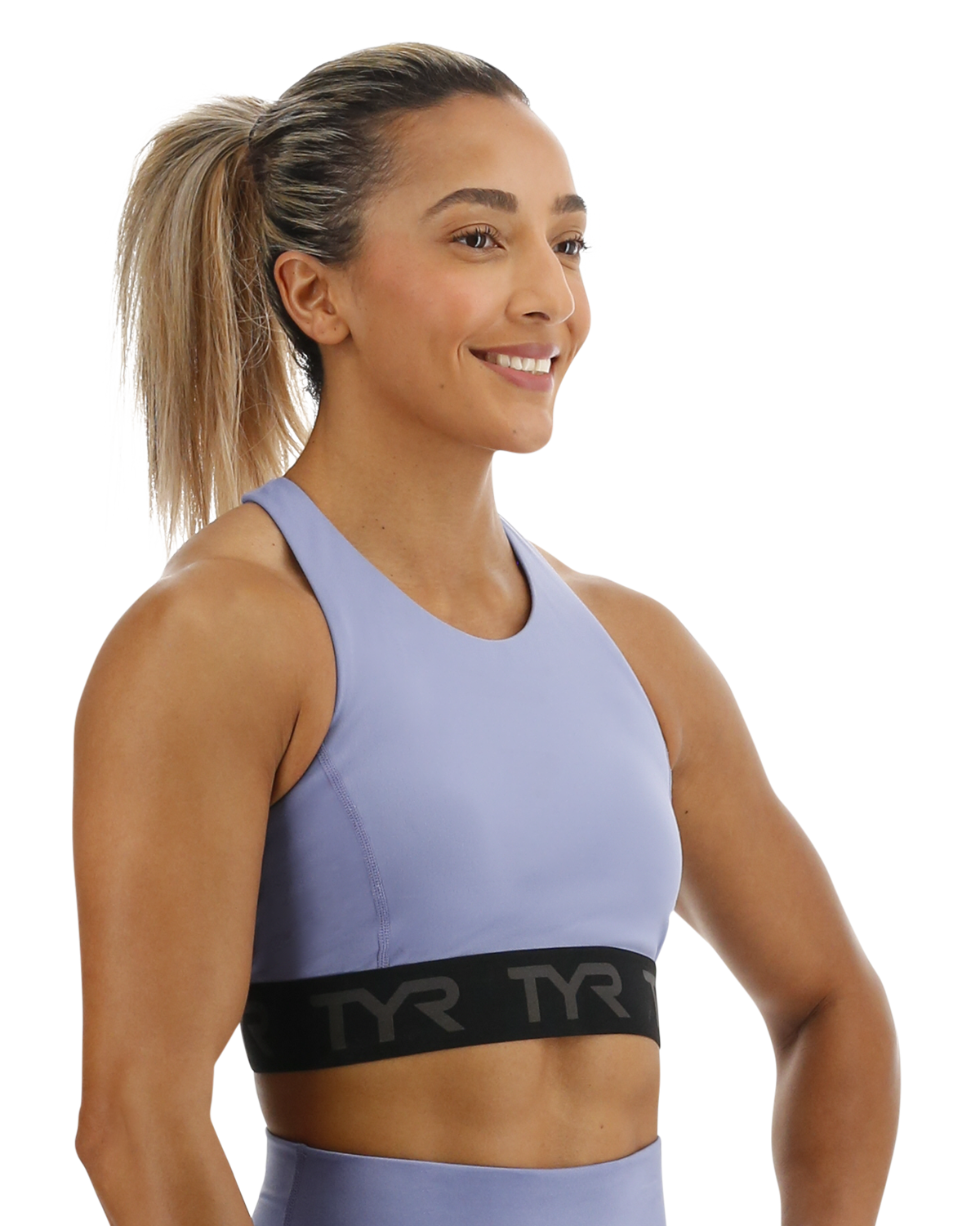  TYR Base Kinetic™ Women's Mod Racer Sports Bra - Solid