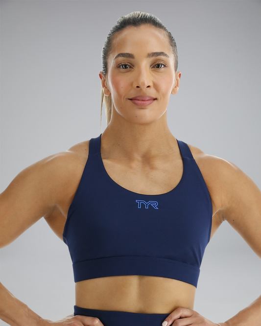  TYR Base Kinetic™ Women's Crossback Sports Bra - Solid