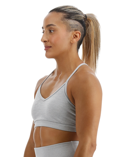  TYR Base Kinetic™ Women's V-Neck Sports Bra - Heather