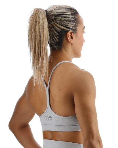  TYR Base Kinetic™ Women's V-Neck Sports Bra - Heather