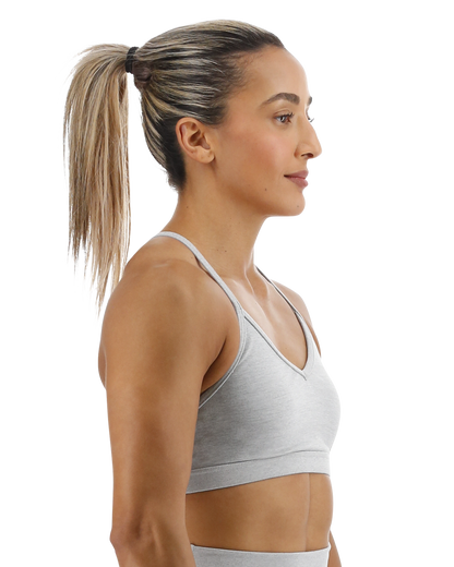  TYR Base Kinetic™ Women's V-Neck Sports Bra - Heather