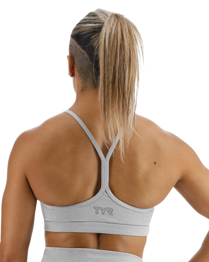  TYR Base Kinetic™ Women's V-Neck Sports Bra - Heather
