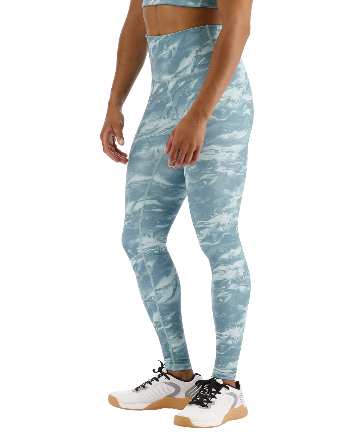  TYR Base Kineticª Women's High-Rise 28" Leggings - Aqueous
