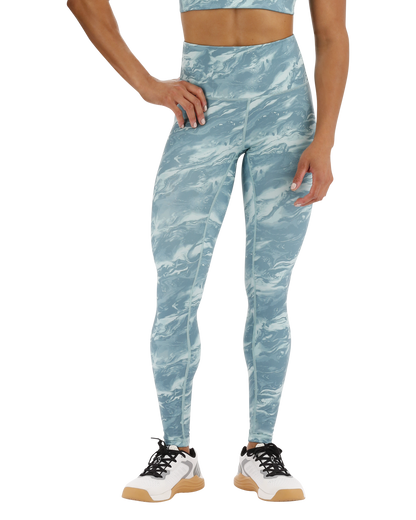  TYR Base Kineticª Women's High-Rise 28" Leggings - Aqueous