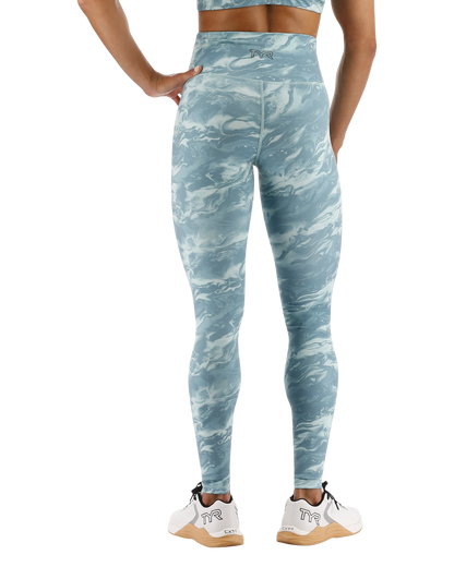  TYR Base Kineticª Women's High-Rise 28" Leggings - Aqueous