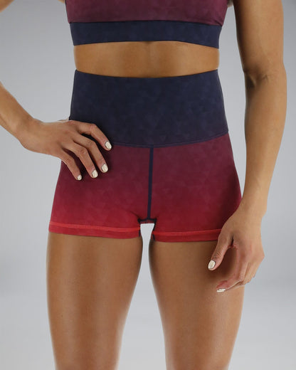  TYR Base Kineticª Women's High-Rise 2" Shorts - Ember