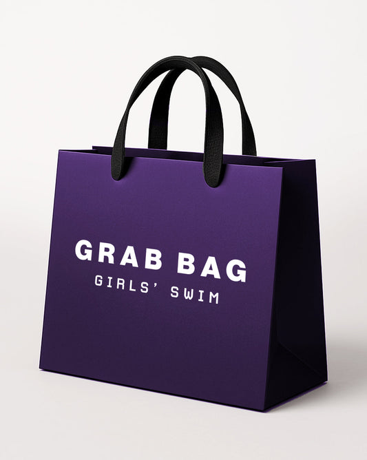  Girl's Solid Swimsuit Grab Bag