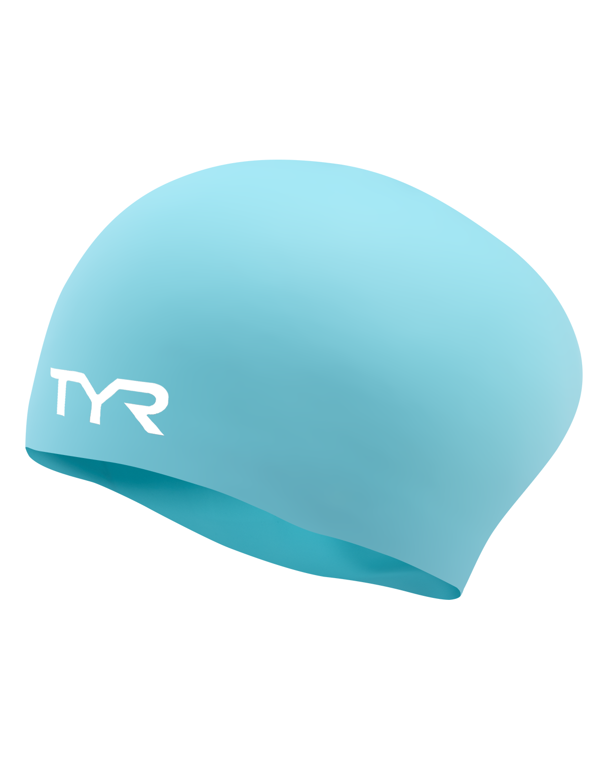  TYR Adult Long Hair Silicone Wrinkle-Free Swim Cap