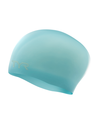  TYR Adult Long Hair Silicone Wrinkle-Free Swim Cap
