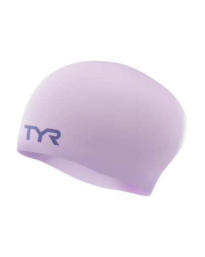 TYR Adult Long Hair Silicone Wrinkle-Free Swim Cap