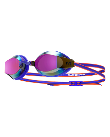  TYR Adults Black Ops 140 EV Mirrored Racing Goggles