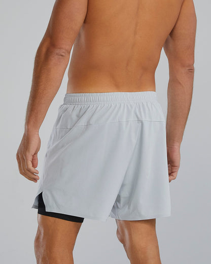  TYR Hydrosphereª Men's Lined 6" Momentum Shorts - Solid