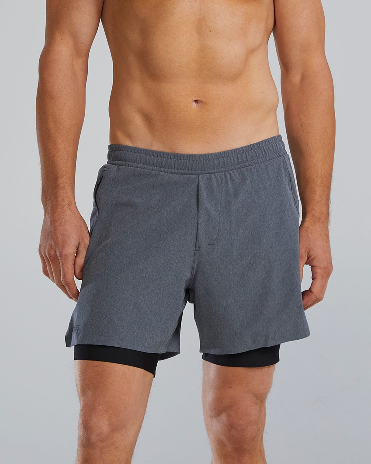  TYR Hydrosphereª Men's Lined 6" Momentum Shorts - Solid