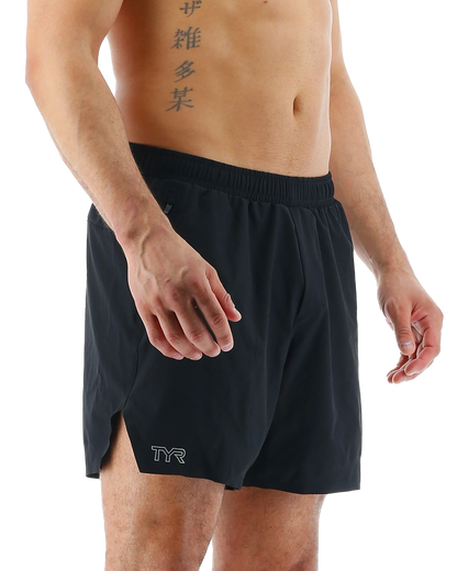  TYR Hydrosphereª Men's Unlined 6" Momentum Shorts - Solid