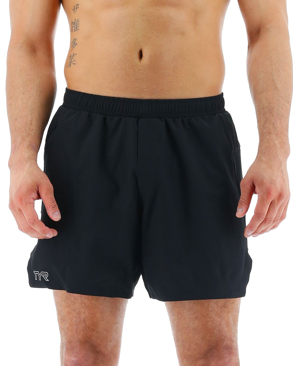  TYR Hydrosphereª Men's Unlined 6" Momentum Shorts - Solid