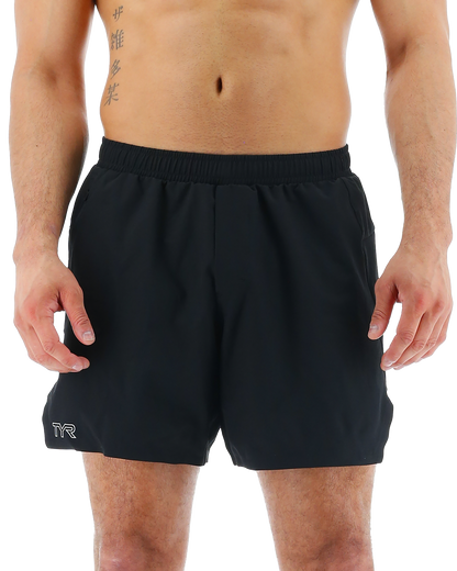  TYR Hydrosphereª Men's Unlined 6" Momentum Shorts - Solid