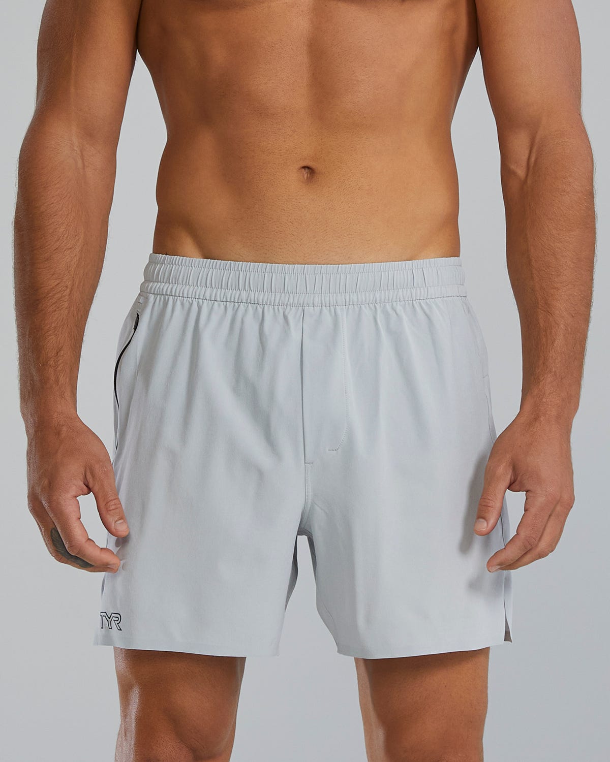  TYR Hydrosphereª Men's Unlined 6" Momentum Shorts - Solid