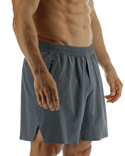  TYR Hydrosphereª Men's Unlined 6" Momentum Shorts - Solid
