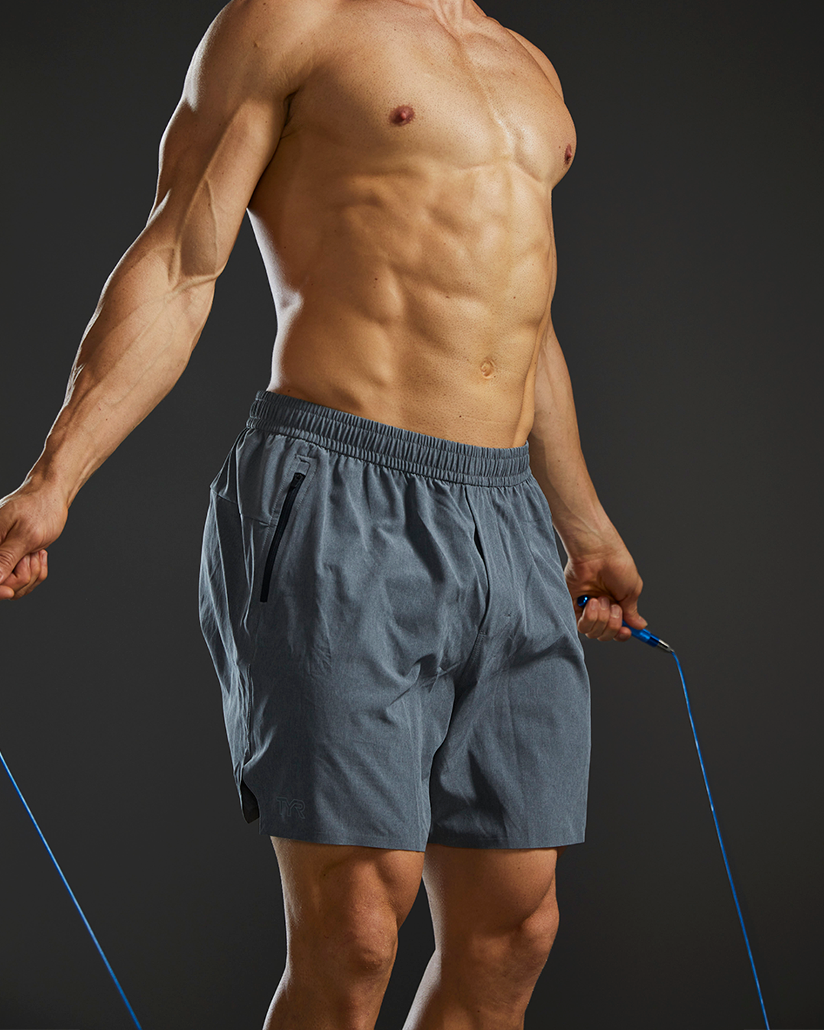  TYR Hydrosphereª Men's Unlined 6" Momentum Shorts - Solid
