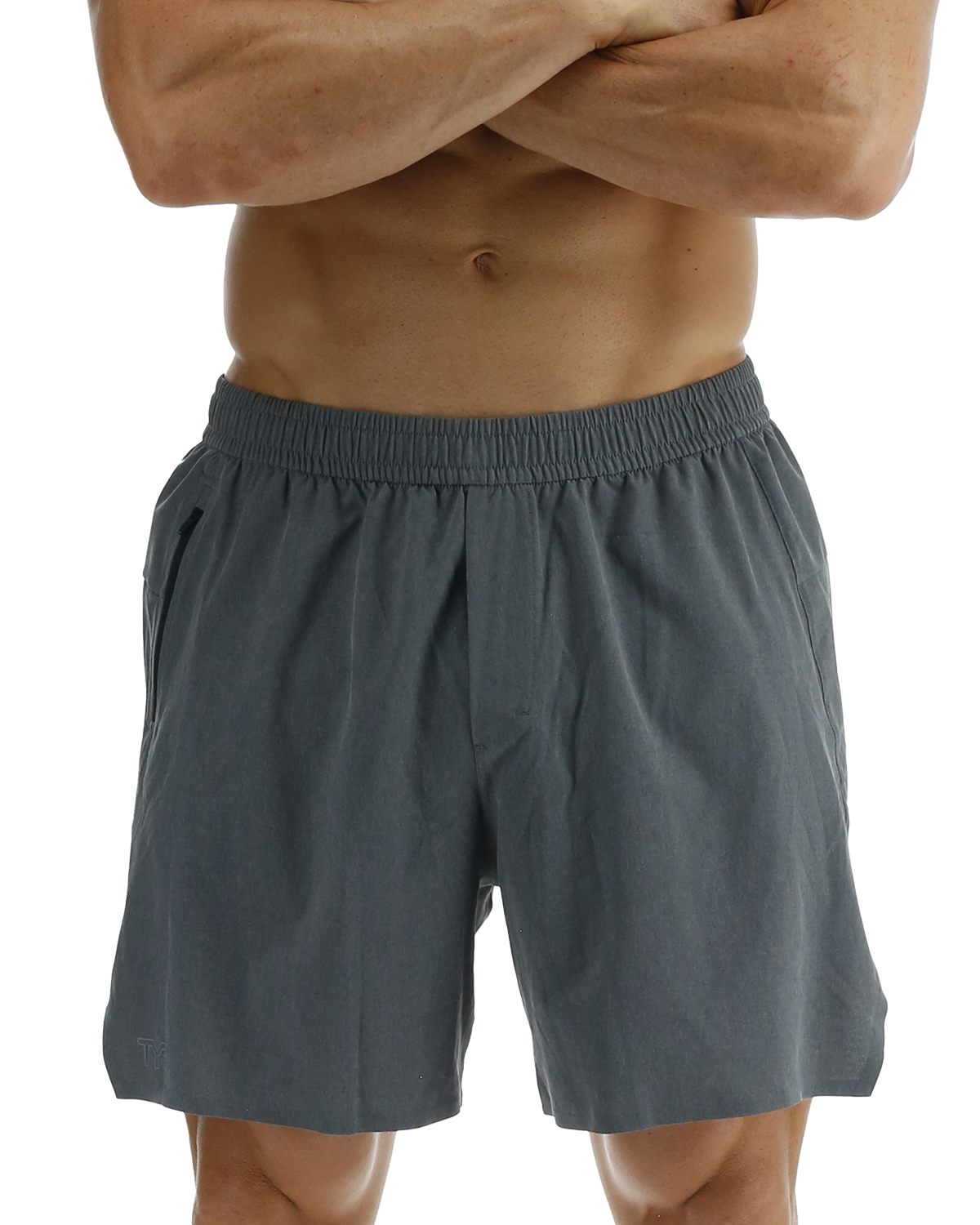  TYR Hydrosphereª Men's Unlined 6" Momentum Shorts - Solid
