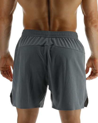  TYR Hydrosphereª Men's Unlined 6" Momentum Shorts - Solid