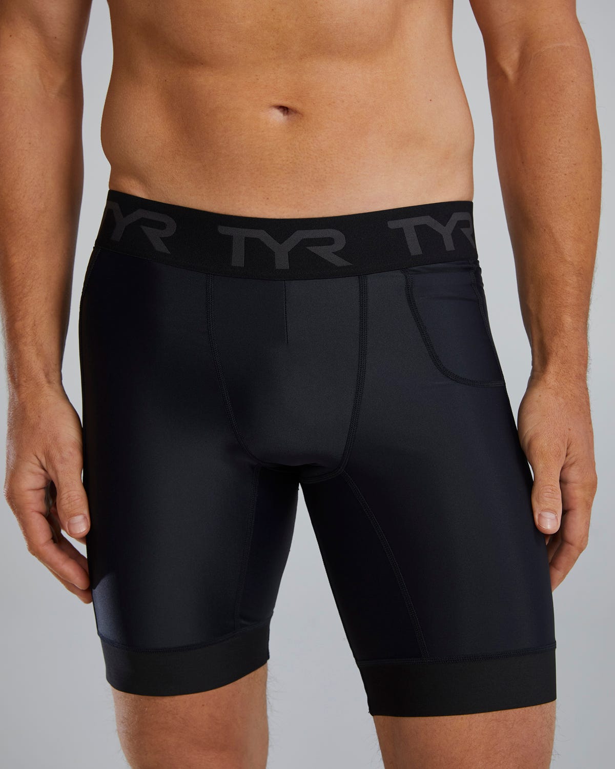  TYR Compression Men's Compression Short - Solid