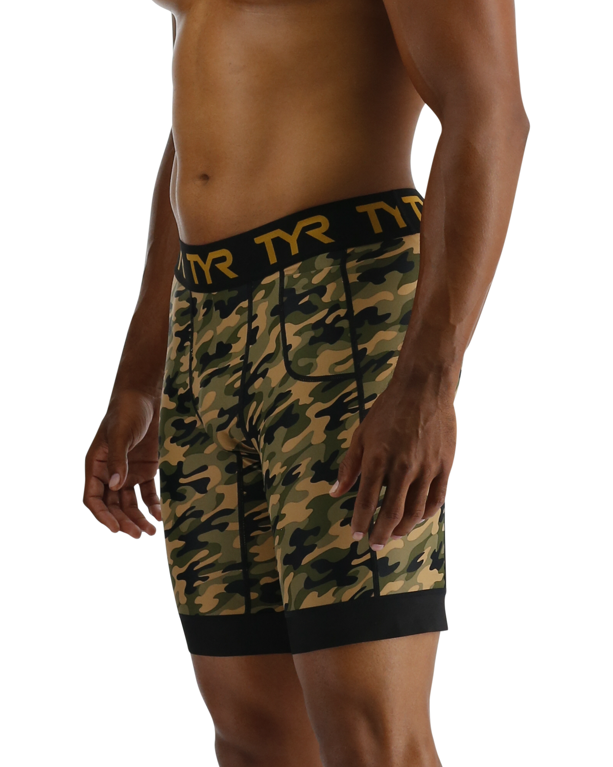  TYR Men's Compression Shorts - Terra Camo