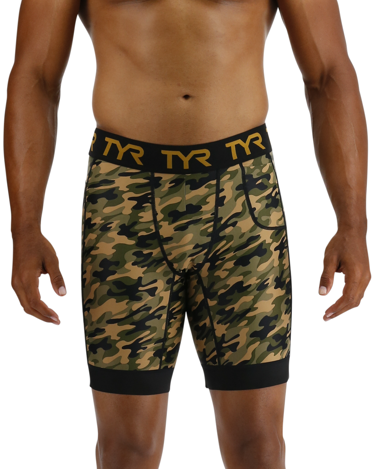  TYR Men's Compression Shorts - Terra Camo