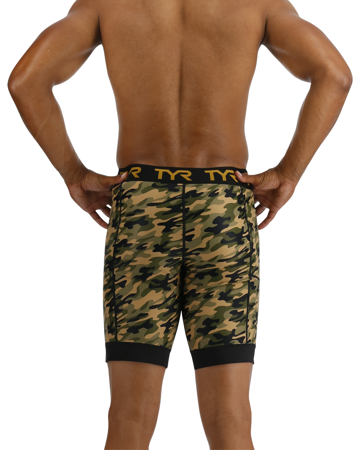  TYR Men's Compression Shorts - Terra Camo
