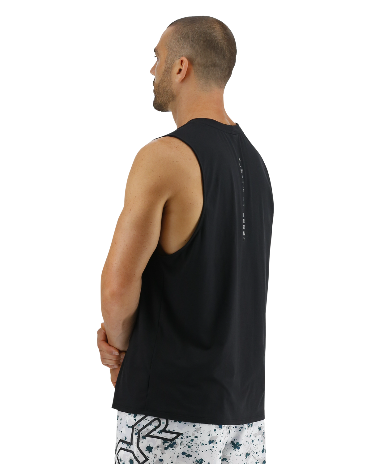  TYR ClimaDry™ Men's Big Logo Tech Tank - Solid / Heather