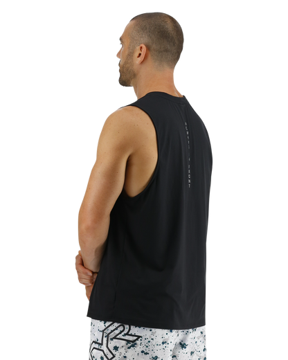  TYR ClimaDry™ Men's Big Logo Tech Tank - Solid / Heather