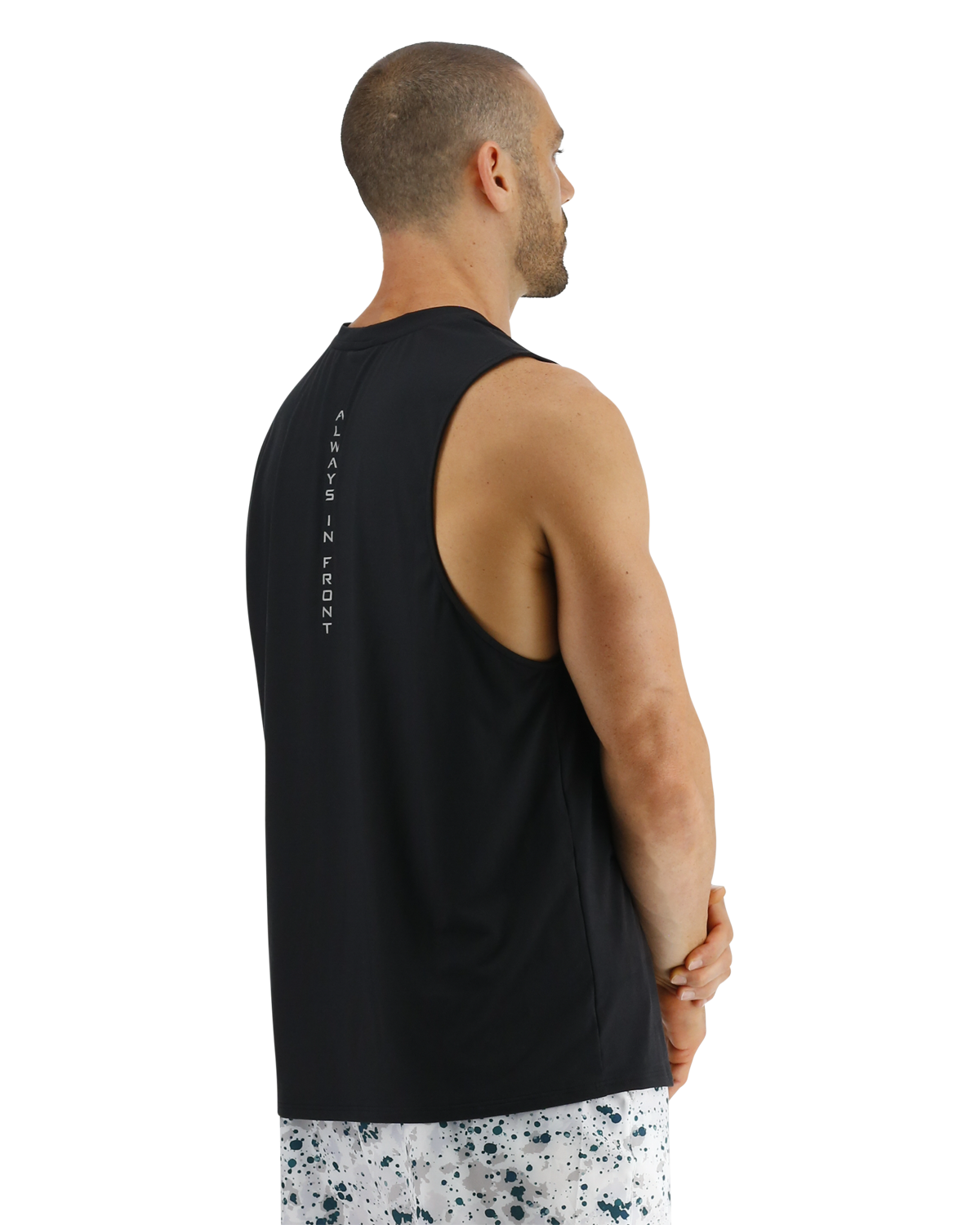  TYR ClimaDry™ Men's Big Logo Tech Tank - Solid / Heather