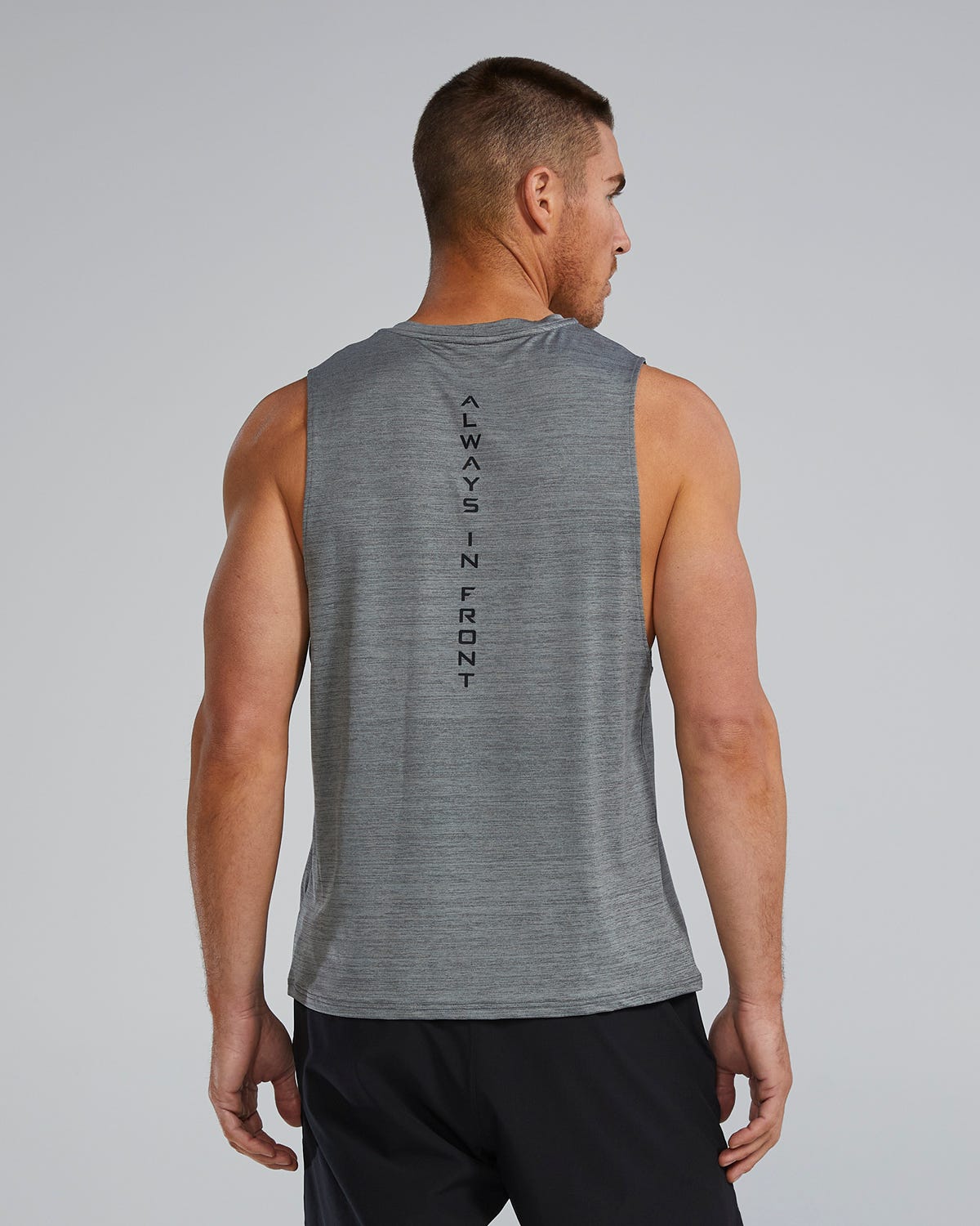  TYR ClimaDry™ Men's Big Logo Tech Tank - Solid / Heather