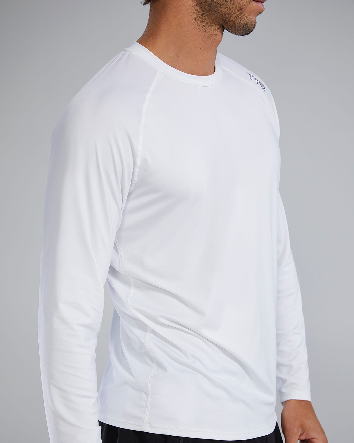  TYR ClimaDry™ Men's Raglan Long Sleeve Tech Tee - Solid / Heather