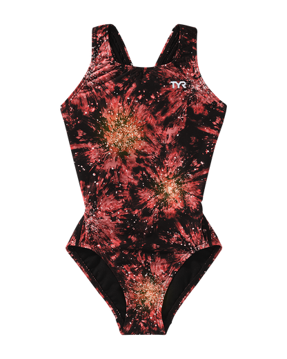  TYR Durafast Lite® Girls Maxfit Swimsuit - Radiant Flare