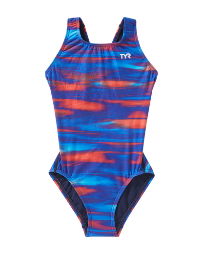  TYR Durafast Lite® Girls Maxfit Swimsuit - Technowave